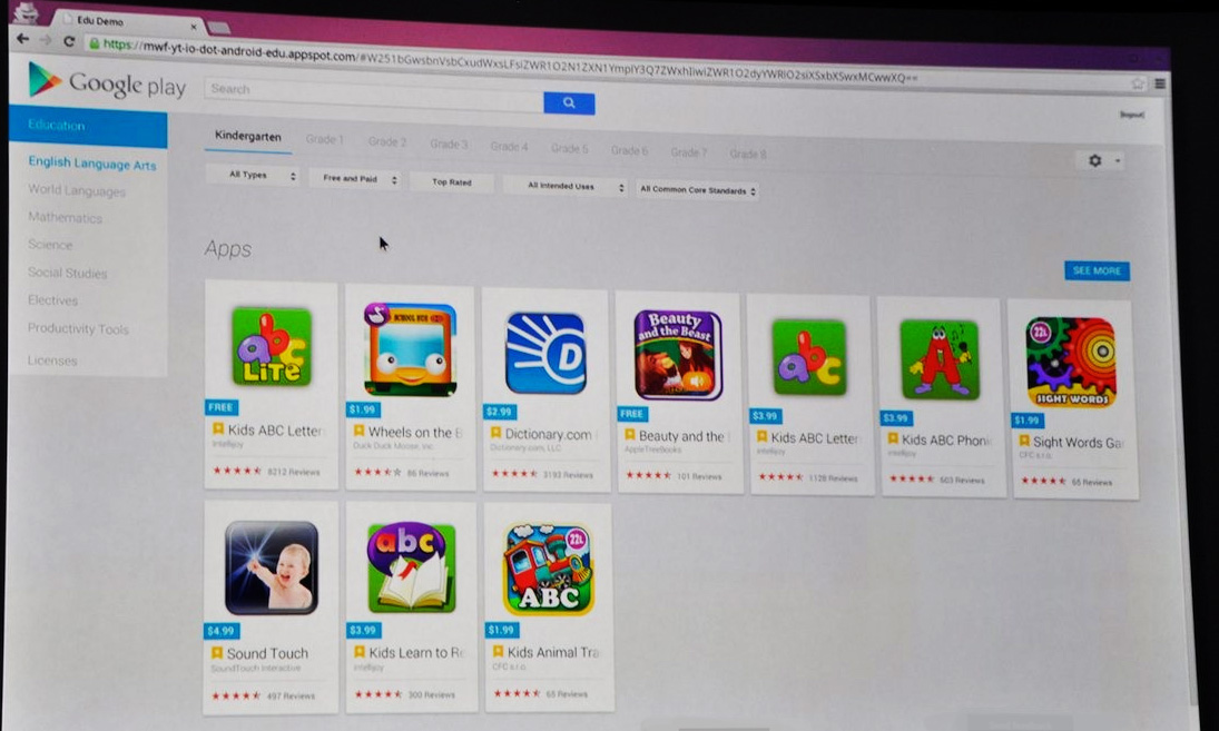 Google is trying to curate particularly effective educational apps in its quest to build Google Play for Education.